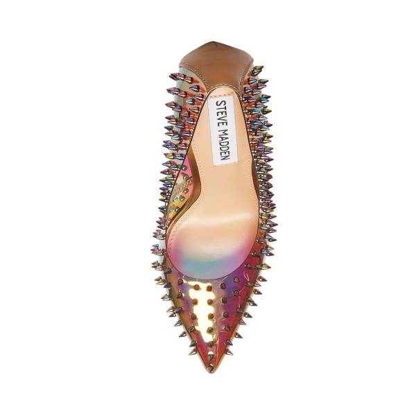 Salto Alto Steve Madden Valir Heel Feminino Rainbow | SM-302CT