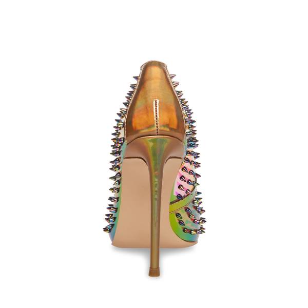 Salto Alto Steve Madden Valir Heel Feminino Rainbow | SM-302CT