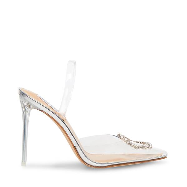 Salto Alto Steve Madden Vionnet Heel Feminino Clear | SM-382MI