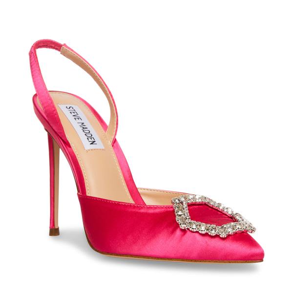 Salto Alto Steve Madden Vionnet Heel Feminino Rosa | SM-523FZ