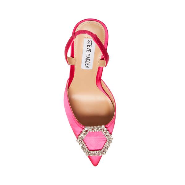 Salto Alto Steve Madden Vionnet Heel Feminino Rosa | SM-523FZ