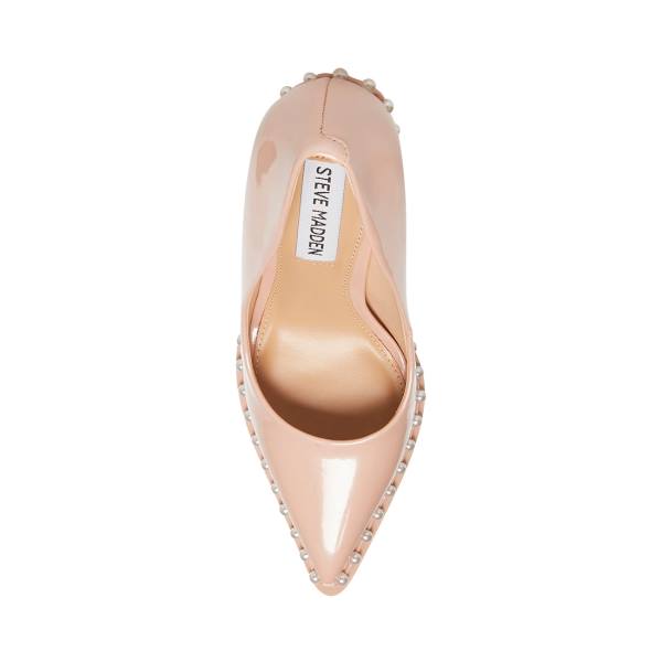 Salto Alto Steve Madden Vyper-p Blush Envernizados Heel Feminino Rosa | SM-203SC