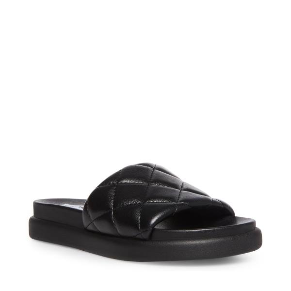 Sandalias Steve Madden Abell Feminino Pretas | SM-582YK