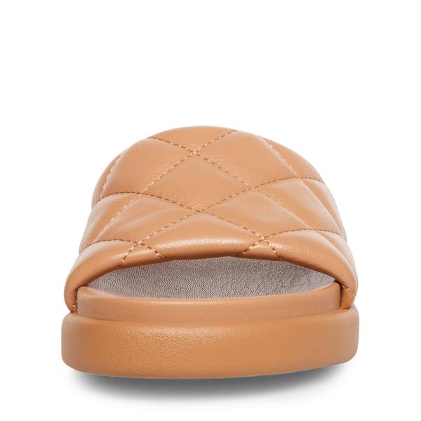 Sandalias Steve Madden Abell Tan Feminino Marrom | SM-506HY