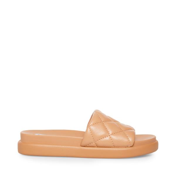 Sandalias Steve Madden Abell Tan Feminino Marrom | SM-506HY