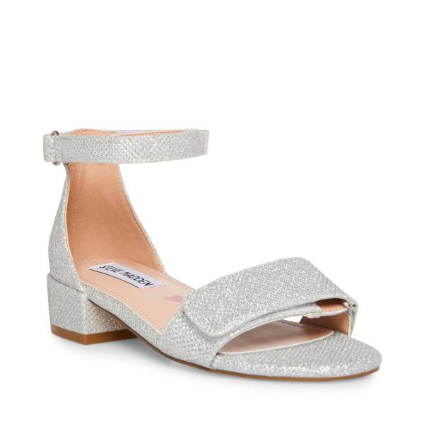 Sandalias Steve Madden Airenne Criança Prateadas | SM-910HE