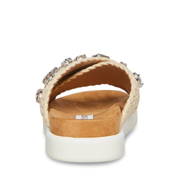 Sandalias Steve Madden Amandy Natural Feminino Bege Multicoloridas | SM-529ED