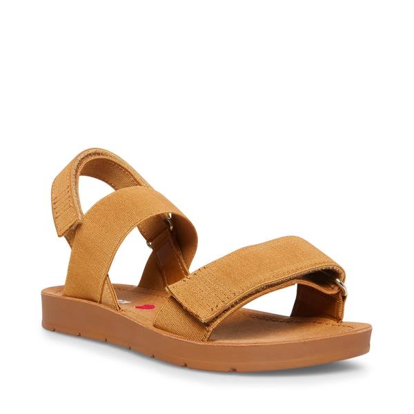 Sandalias Steve Madden Apasquel Tan Criança Marrom | SM-589MA