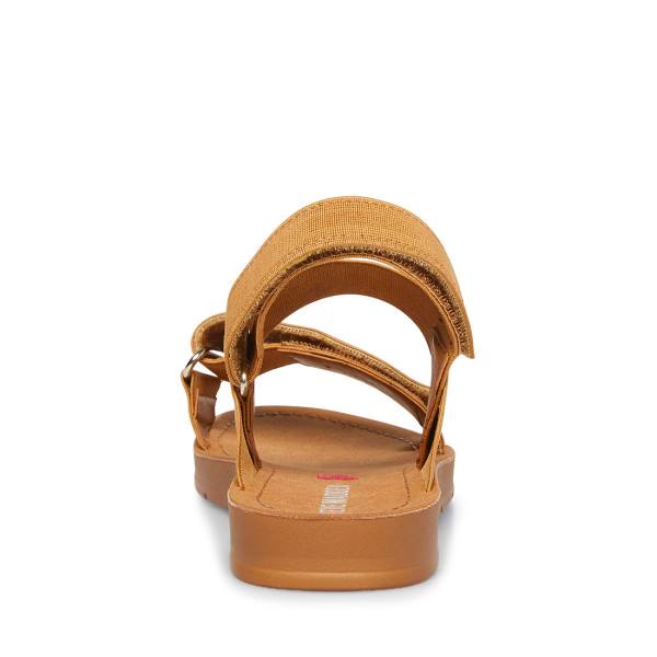 Sandalias Steve Madden Apasquel Tan Criança Marrom | SM-589MA