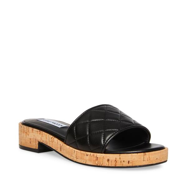 Sandalias Steve Madden Aria Feminino Pretas | SM-750AT