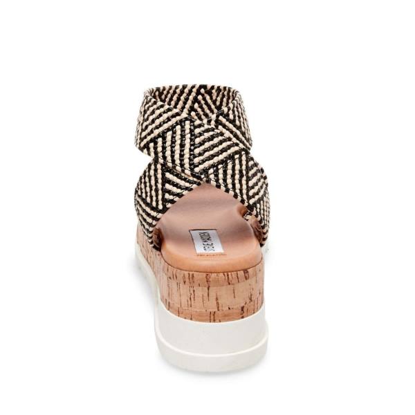 Sandalias Steve Madden Bandi Tan Feminino Pretas Marrom | SM-186YO