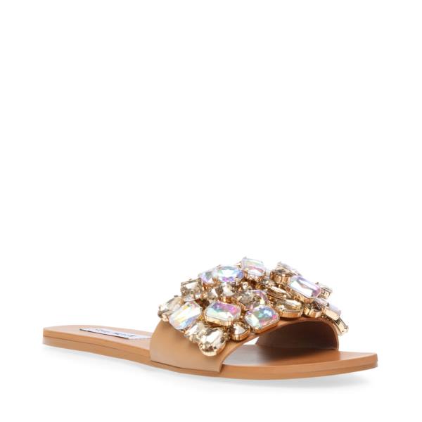 Sandalias Steve Madden Brielle Tan Feminino Bege | SM-512RB