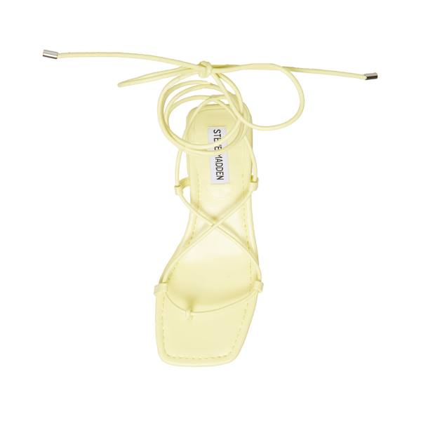 Sandalias Steve Madden Claremont Feminino Amarelas | SM-904LC