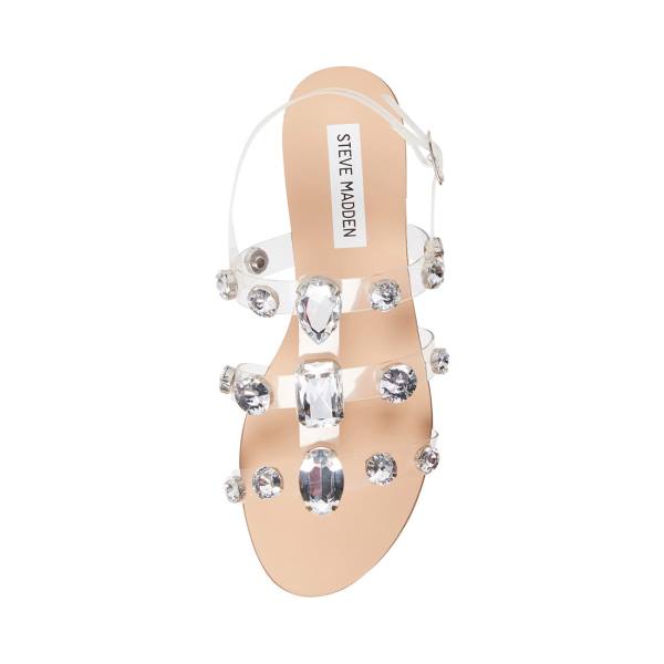 Sandalias Steve Madden Dallace Feminino Clear | SM-017CK