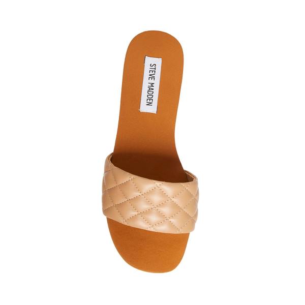 Sandalias Steve Madden Damaris Natural Feminino Bege | SM-476JH