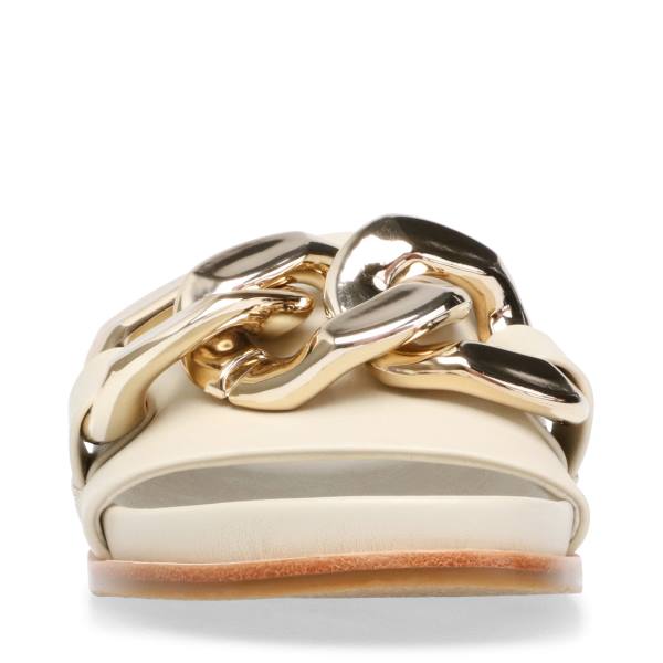 Sandalias Steve Madden Delay Bone Feminino Bege | SM-695CL