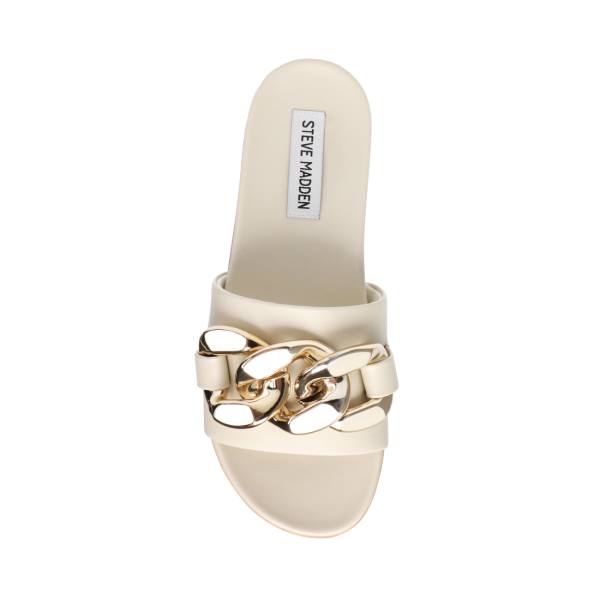 Sandalias Steve Madden Delay Bone Feminino Bege | SM-695CL