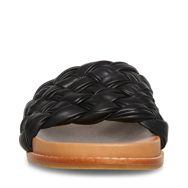 Sandalias Steve Madden Dua Feminino Pretas | SM-798KY