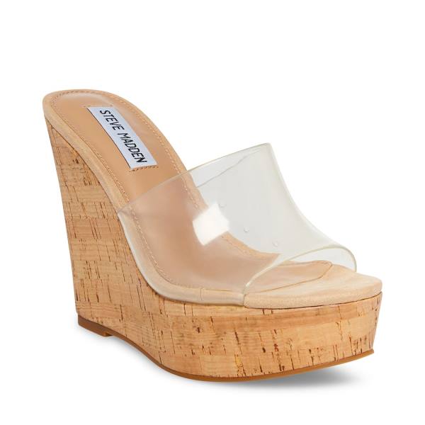 Sandalias Steve Madden Elenora Feminino Clear | SM-928LN