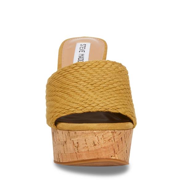 Sandalias Steve Madden Elenora Tan Feminino Marrom | SM-106IQ