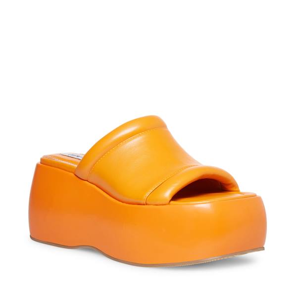 Sandalias Steve Madden Energy Feminino Laranja | SM-576KJ