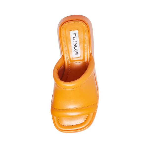 Sandalias Steve Madden Energy Feminino Laranja | SM-576KJ