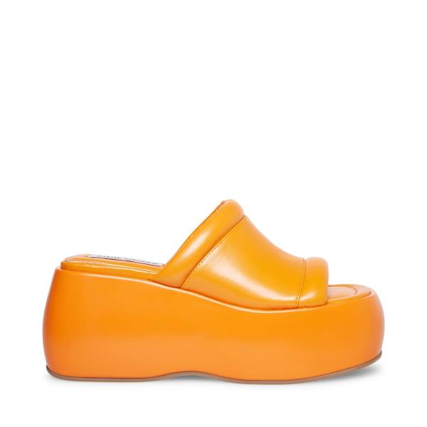 Sandalias Steve Madden Energy Feminino Laranja | SM-576KJ