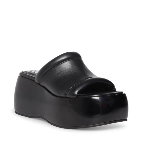 Sandalias Steve Madden Energy Feminino Pretas | SM-091IG