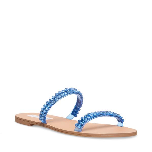 Sandalias Steve Madden Felicia Feminino Azuis | SM-842PC