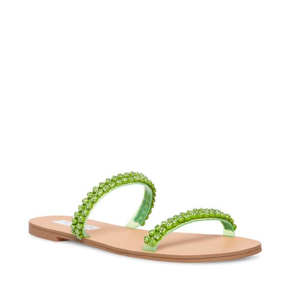 Sandalias Steve Madden Felicia Lime Feminino Luz Verdes | SM-405FA