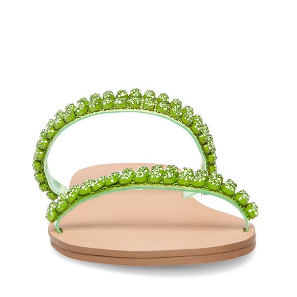 Sandalias Steve Madden Felicia Lime Feminino Luz Verdes | SM-405FA