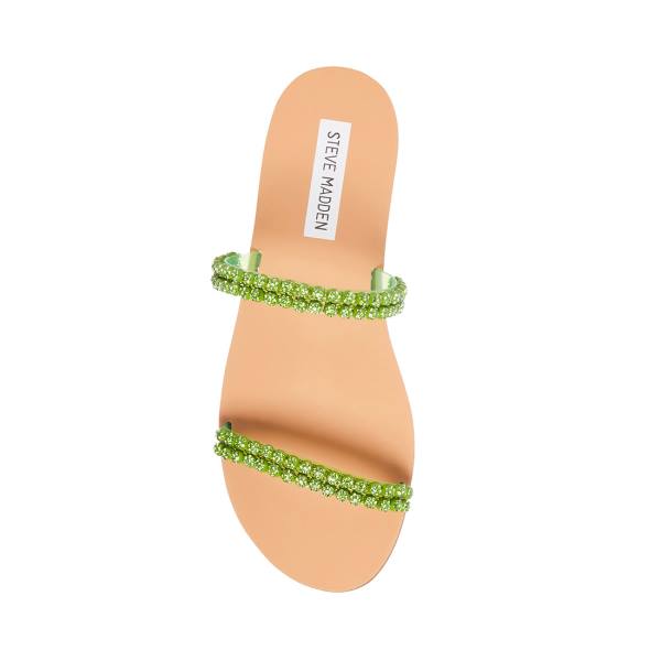 Sandalias Steve Madden Felicia Lime Feminino Luz Verdes | SM-405FA