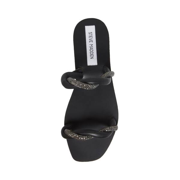 Sandalias Steve Madden Flipped Feminino Pretas Multicoloridas | SM-190CY