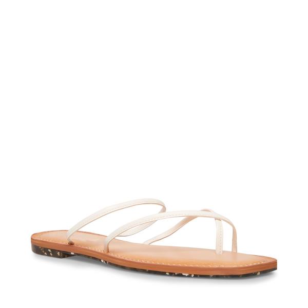 Sandalias Steve Madden Free Paris Feminino Branco | SM-462EU