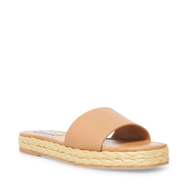 Sandalias Steve Madden Gloriana Tan Feminino Marrom | SM-492HP