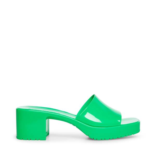 Sandalias Steve Madden Harlin Feminino Verdes | SM-619GX