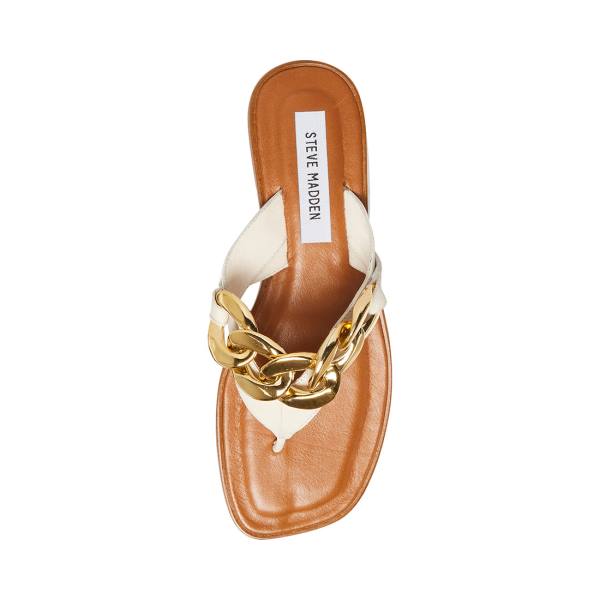 Sandalias Steve Madden Hazel Feminino Branco | SM-498EY