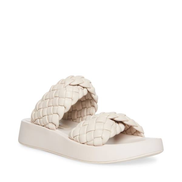 Sandalias Steve Madden Helsa Bone Feminino Bege | SM-091VA