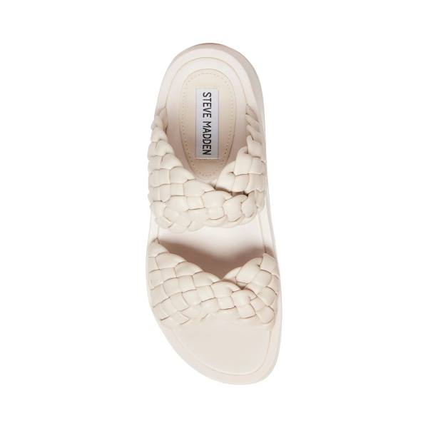 Sandalias Steve Madden Helsa Bone Feminino Bege | SM-091VA