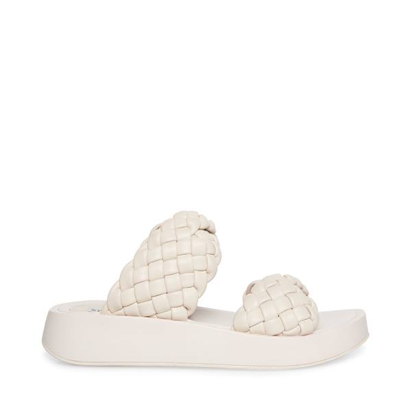 Sandalias Steve Madden Helsa Bone Feminino Bege | SM-091VA