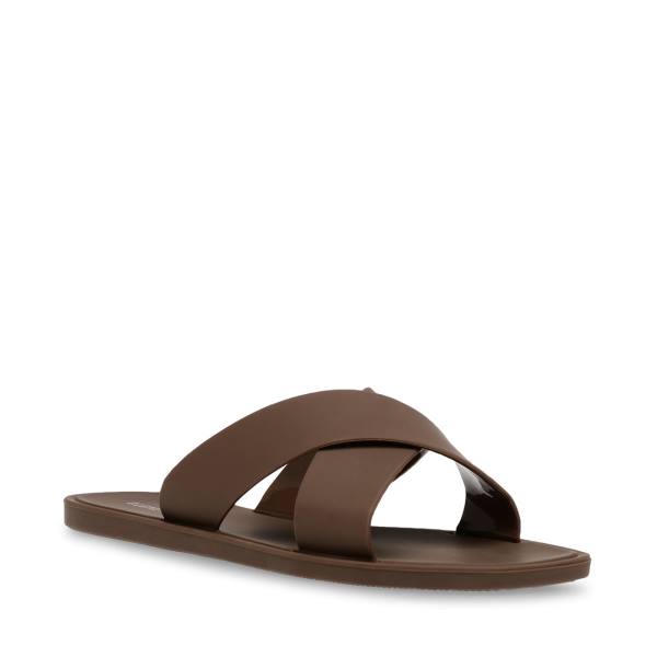 Sandalias Steve Madden Horizon Feminino Marrom | SM-259SU