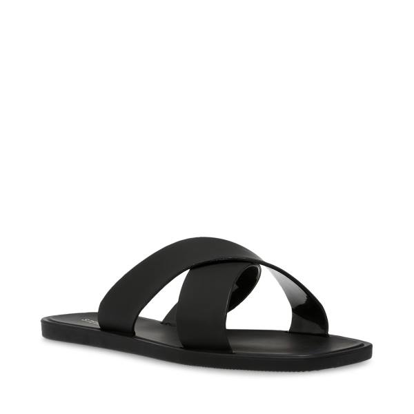 Sandalias Steve Madden Horizon Feminino Pretas | SM-835NU