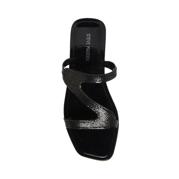 Sandalias Steve Madden Inspire Feminino Pretas | SM-163VZ