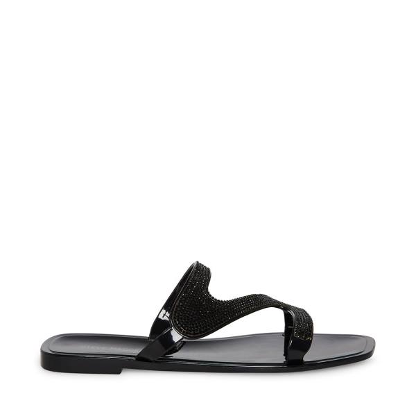 Sandalias Steve Madden Inspire Feminino Pretas | SM-163VZ