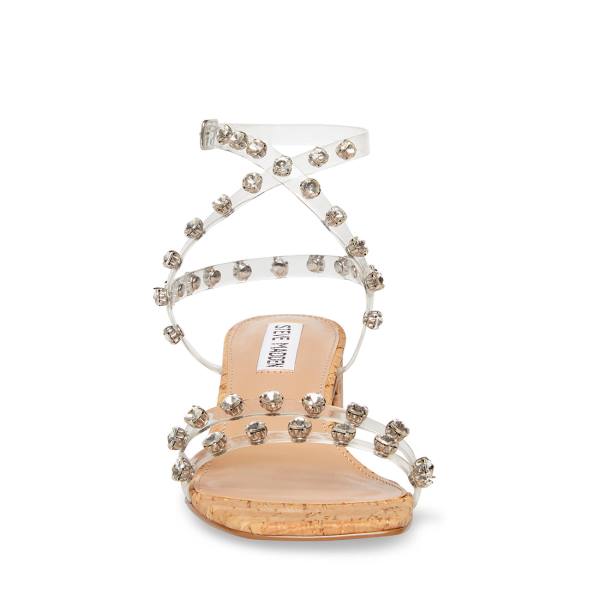 Sandalias Steve Madden Invent Feminino Clear | SM-506FX