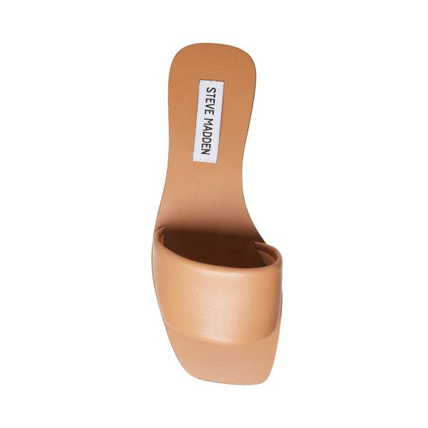 Sandalias Steve Madden Isabel Tan Feminino Marrom | SM-983WL