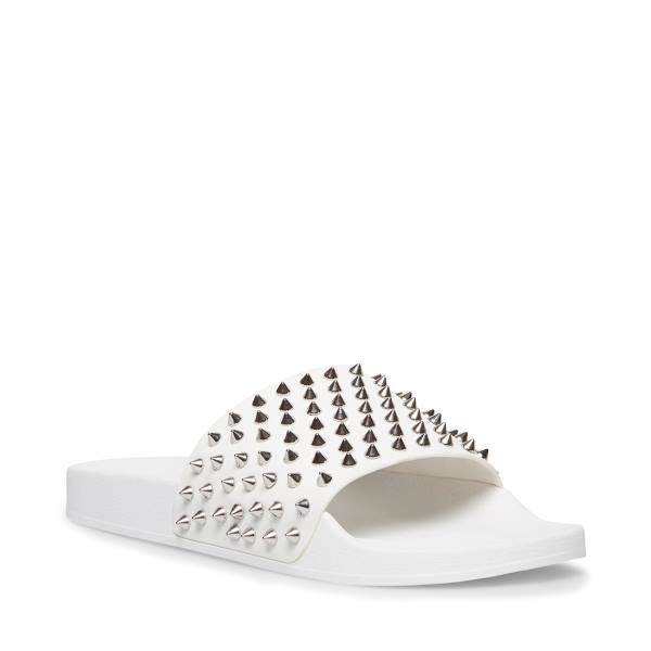 Sandalias Steve Madden Jaded Masculino Branco | SM-306XJ