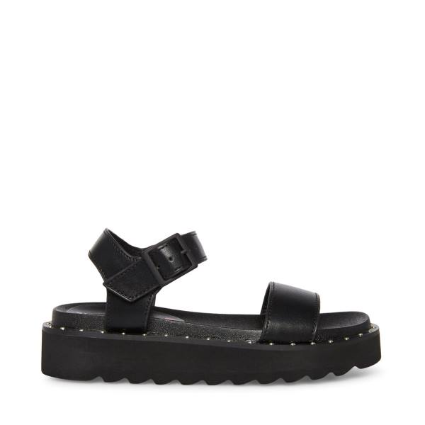 Sandalias Steve Madden Jdariaa Criança Pretas | SM-562JK