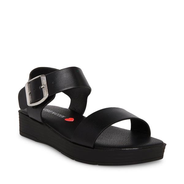 Sandalias Steve Madden Jdestind Criança Pretas | SM-184DS