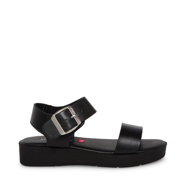 Sandalias Steve Madden Jdestind Criança Pretas | SM-184DS